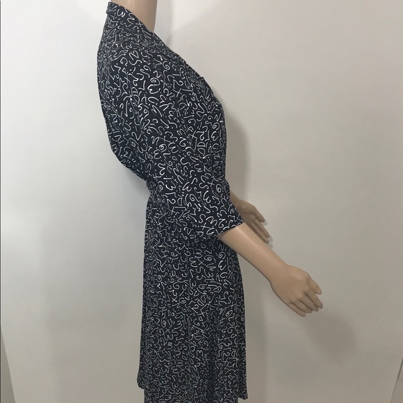 Squiggly Script Dress - Picture 3 of 8